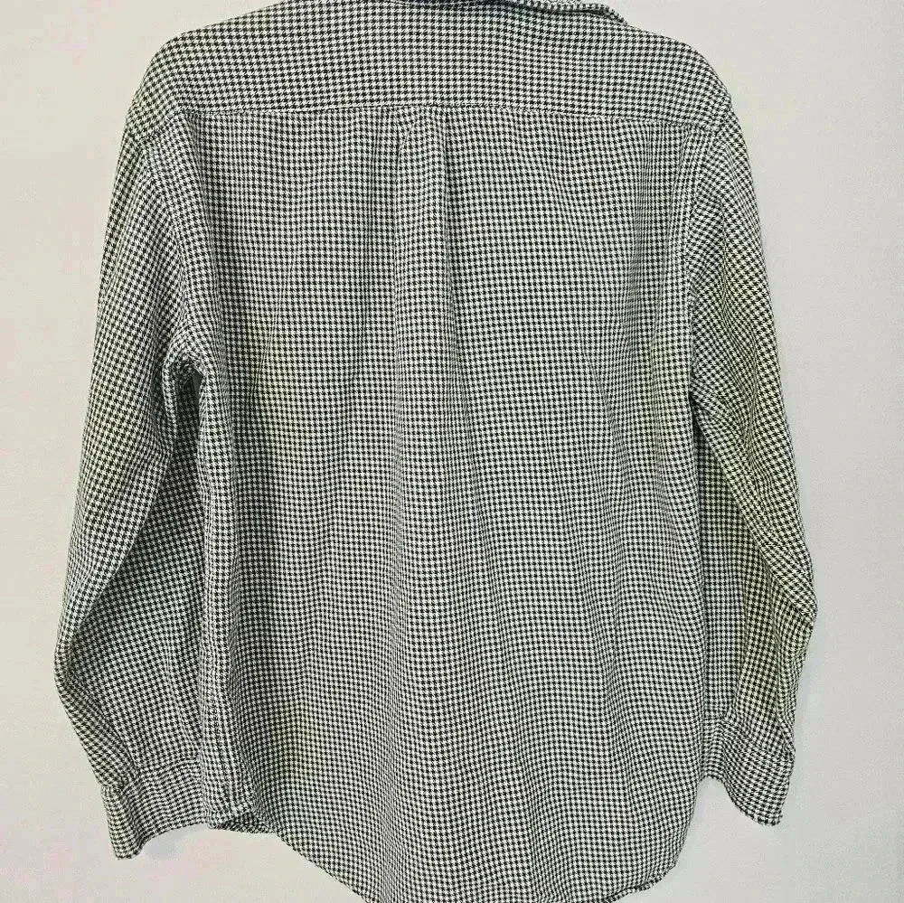 J CREW 100% COTTON BUTTON DOWN SIZE SMALL EUC
